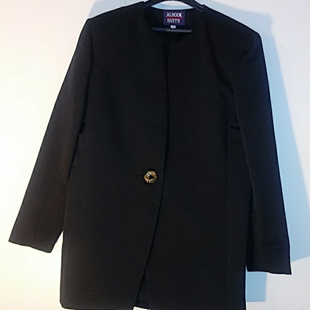 Black J.G.Hook Suits .skirt Suit